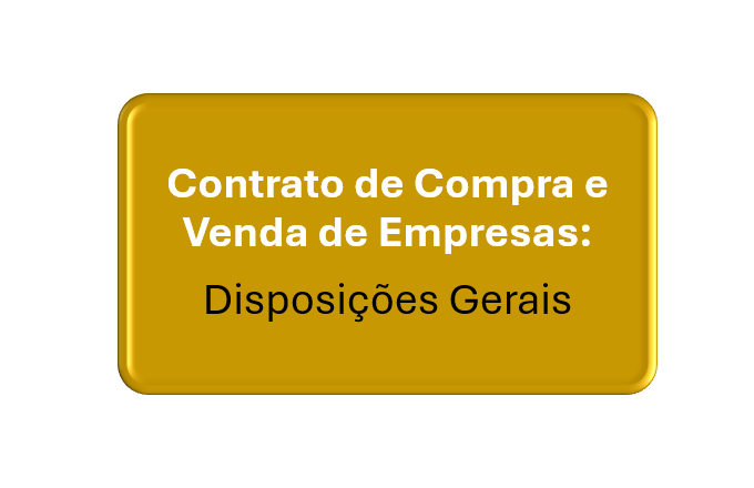 disposições da compra e venda de empresas